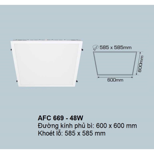 ĐÈN ANPHACO - AFC 669 48W